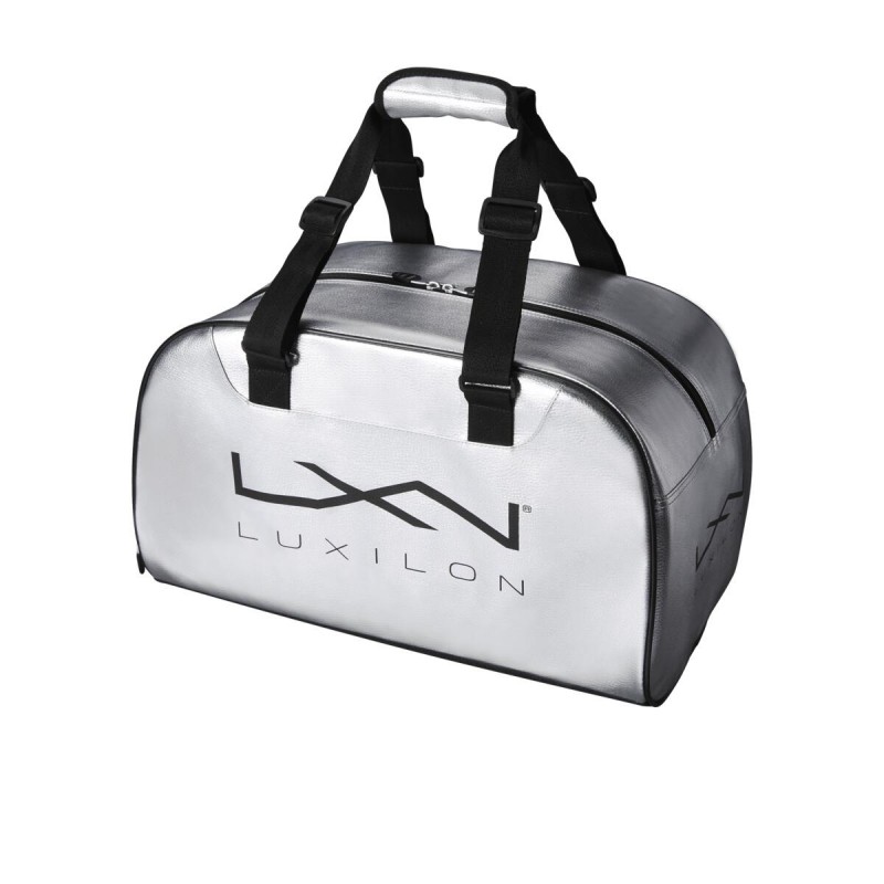 WILSON SPORTA SOMA LUXILON DUFFEL BAG SILVER/BLACK